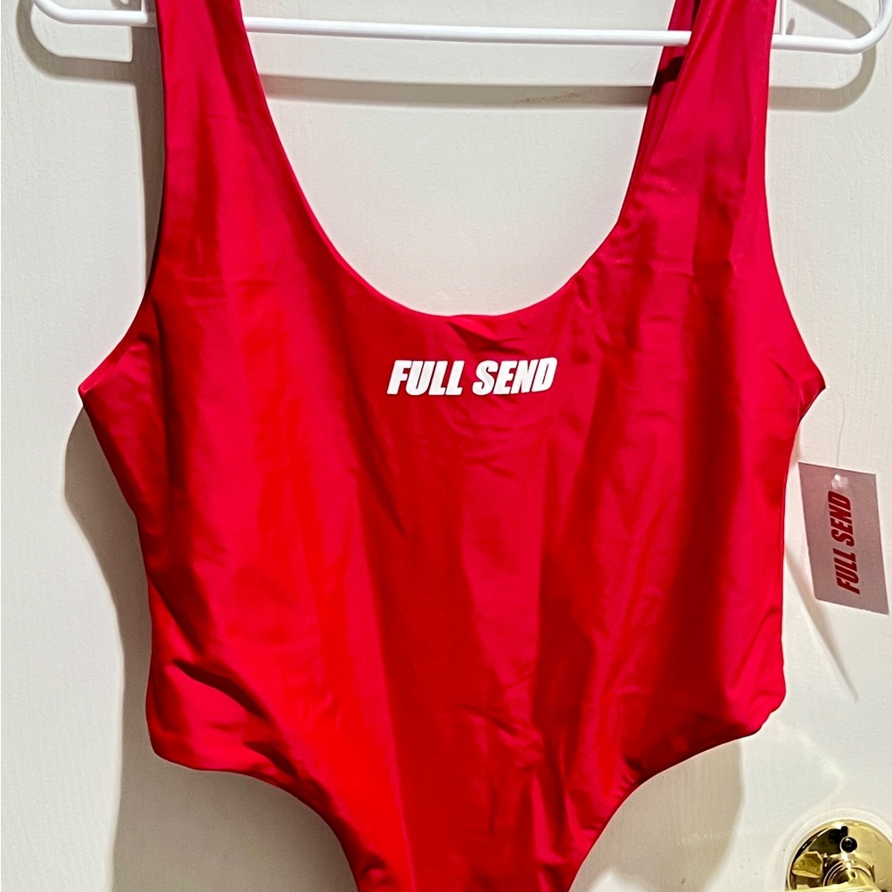 Full Send Red Swimsuit